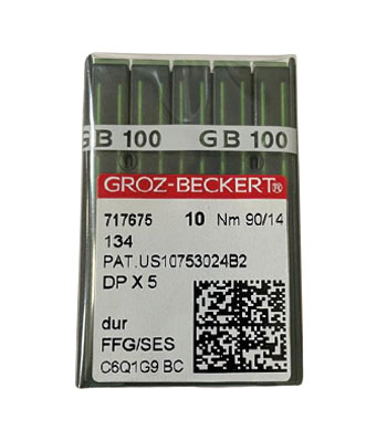 Aguja GB Recta Industrial Talon Grueso DPX5/134