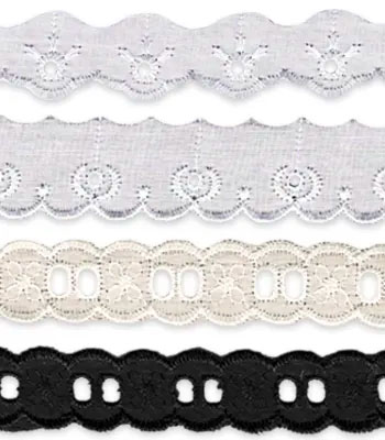Broderie 15 Yardas (Código: 63120305) Color: WHITE