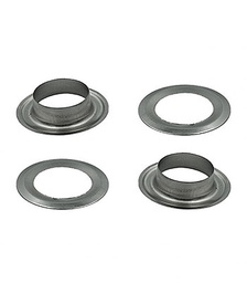 [OM1266S5000] Ojetillos Metalicos 12x6x6mm Silver x 5000pcs
