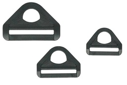 [MLP041232BLACK] Media Luna Plastica 0412 3.2 cm Bolsa x 500 Piezas Color: Negro